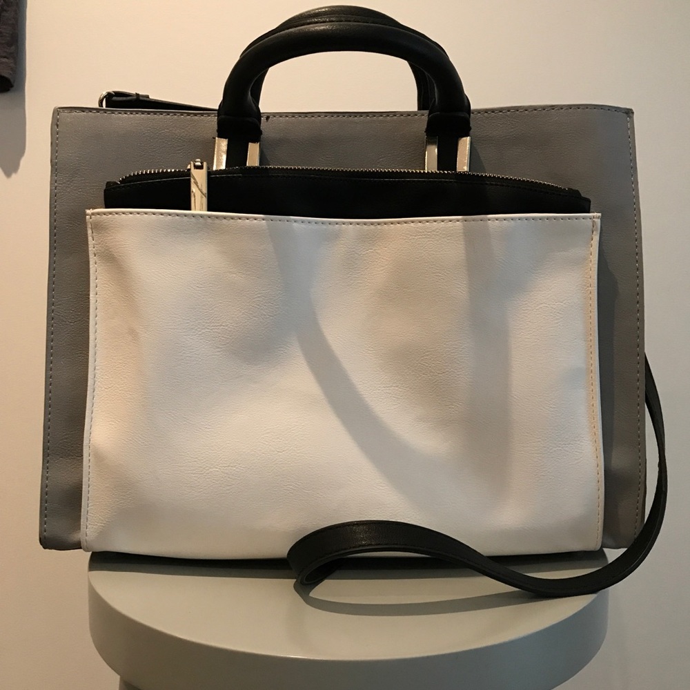 [SOLD] Zara Vegan Leather Handbag Computer Bag